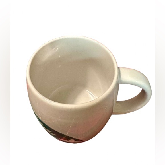 Starbucks White & Green Siren Logo Ceramic Mug 16 oz (Circa 2015) - Picture 5 of 7
